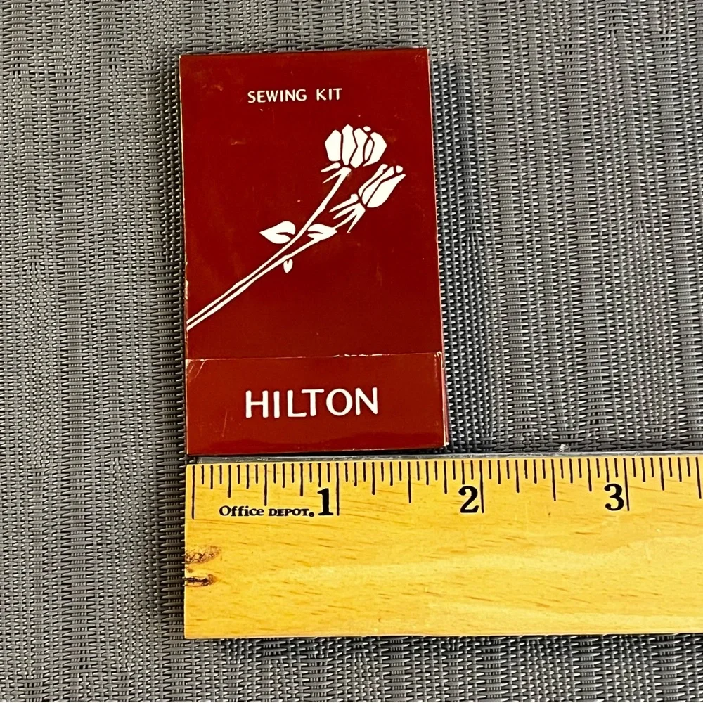 Vintage Set of Hilton Hotel Sewing Kits Unused - Set of 15